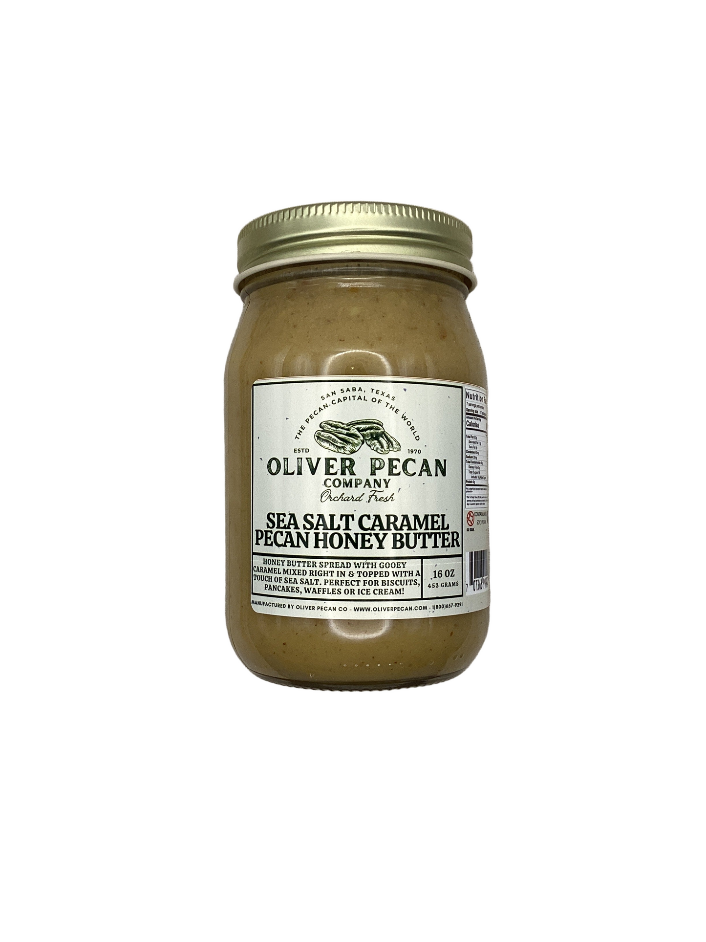 Pecan Honey Butter - 16 oz