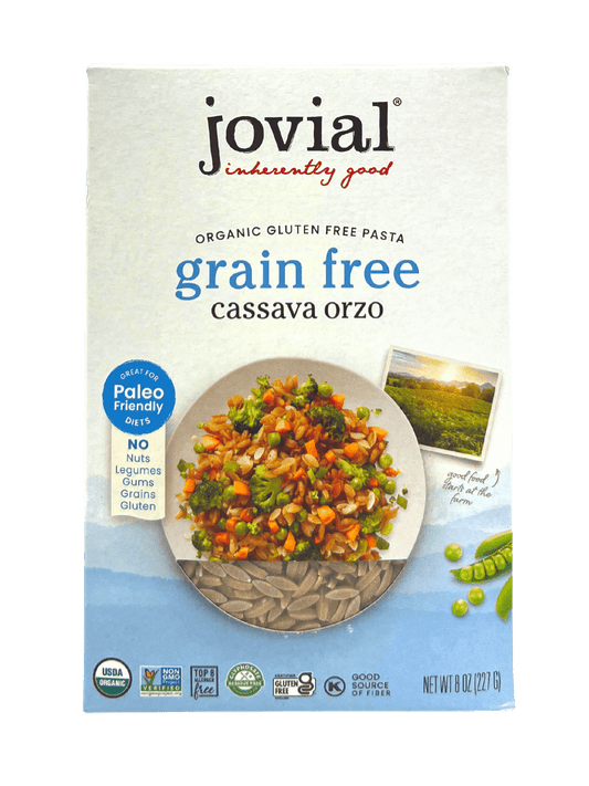 Orzo, Cassava, Organic, Jovial, Gluten-Free, Grain-Free
