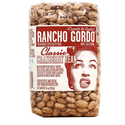 Rancho Gordo - 'Classic Cranberry' Heirloom Beans (16OZ)