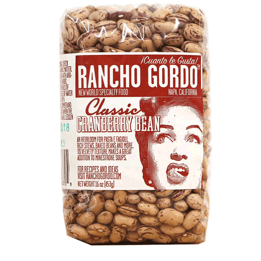 Rancho Gordo - 'Classic Cranberry' Heirloom Beans (16OZ)