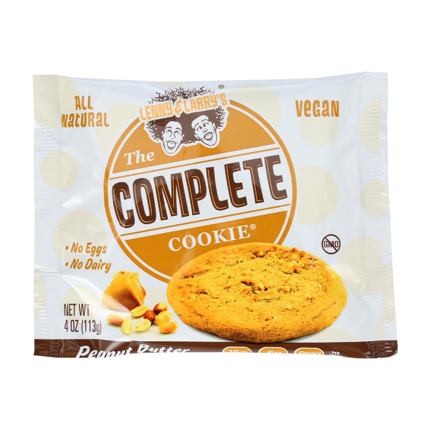 Lenny & Larry's Complete Peanut Butter Cookie 4oz, 12-Pack