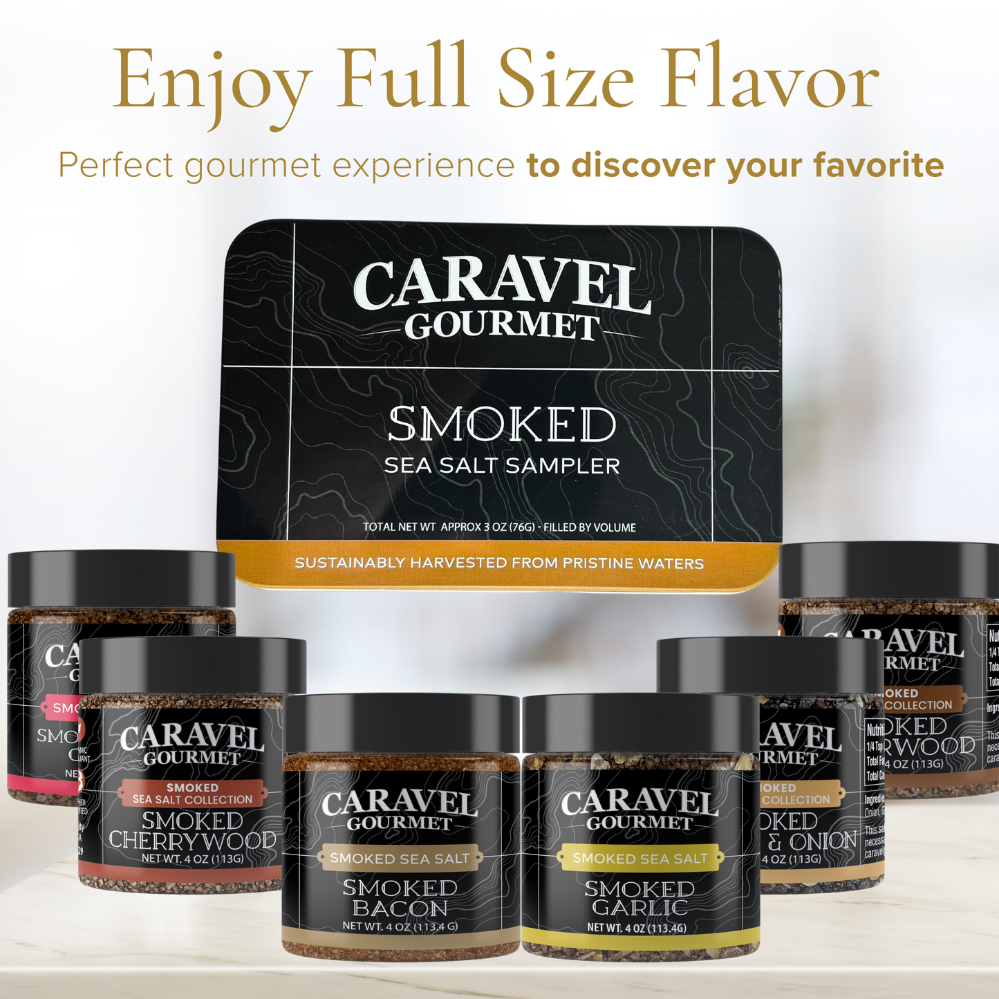 Gourmet Smoked Sea Salt Sampler