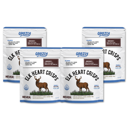 Elk Heart Crisps - 100% Grass-Fed/Finished