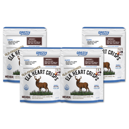 Elk Heart Crisps - 100% Grass-Fed/Finished