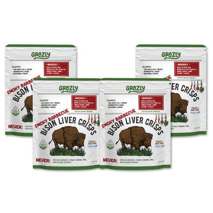 Bison Liver Crisps - 100% Grass-Fed/Finished