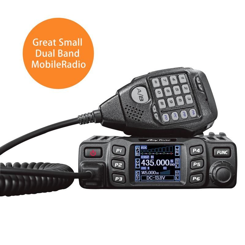 Transceiver Mobile Ham Radio Dual Band 25W VHF/UHF VOX Vehicle Car Radio Audio Walkie