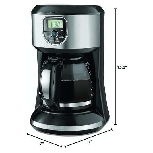 Black & Decker 12-Cup Programmable Coffeemaker - REFURBISHED