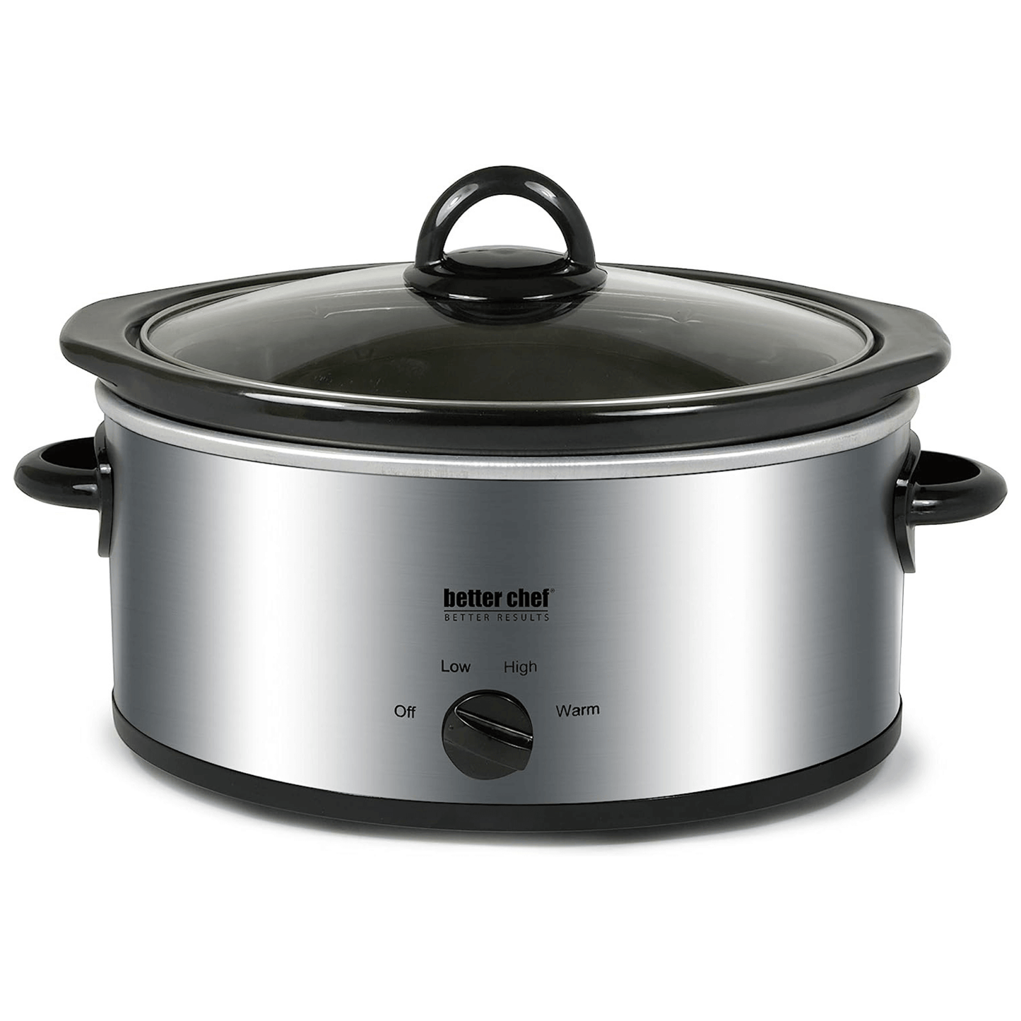 Better Chef 3-Quart Slow Cooker with Removable Crock - REFURBISHED