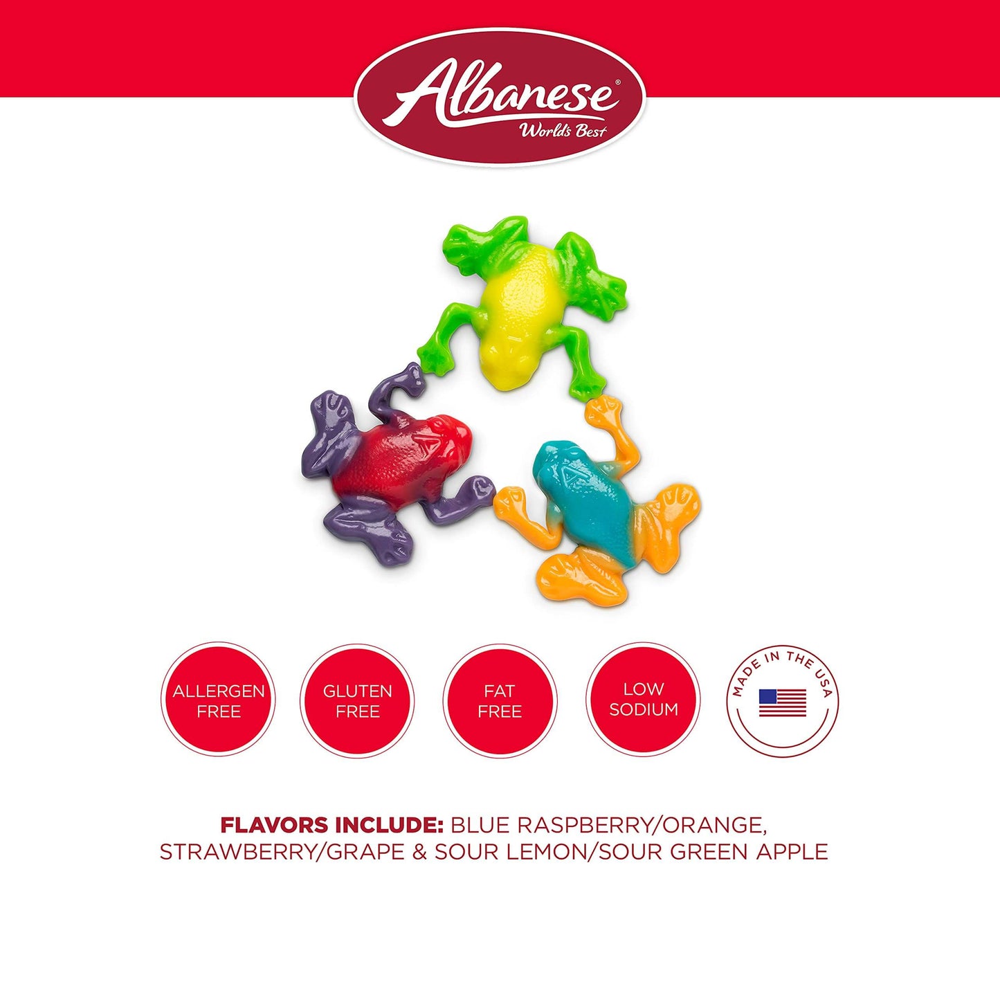 Trending  Albanese World's Best Gummi Candy - 5 Pound Bulk Bags - Multiple Varieties