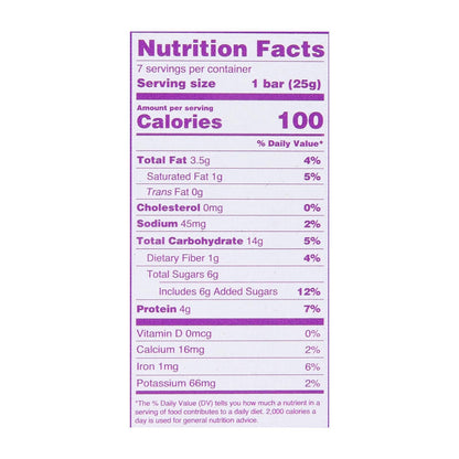 GoMacro Kids Chocolate-Chip Cookie Dough Bars, 7-Pack