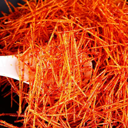 TikTok Viral - Chinese Latiao Spicy Gluten Strips, Authentic Vegan Snack 5.5oz | Wei Long