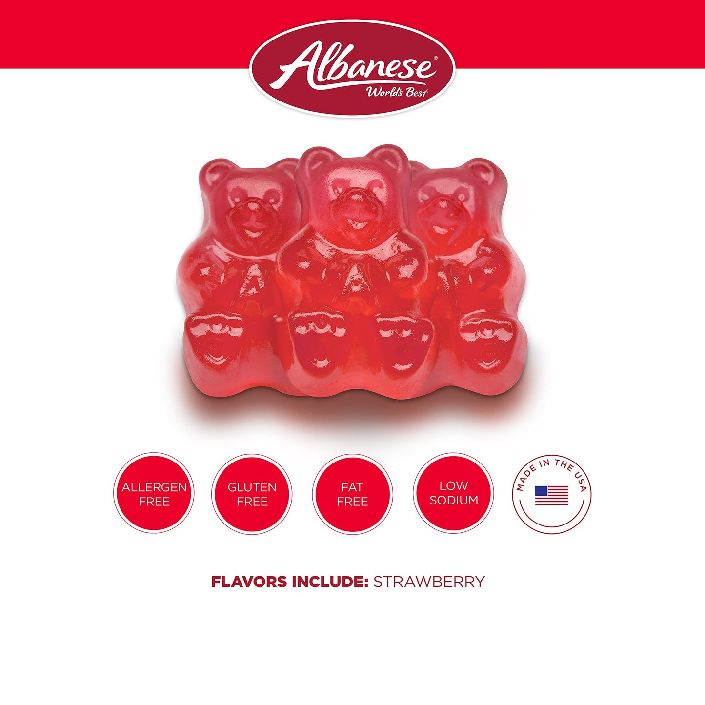 TikTok Viral Albanese Gummi Bears - World's Best 12 Flavors