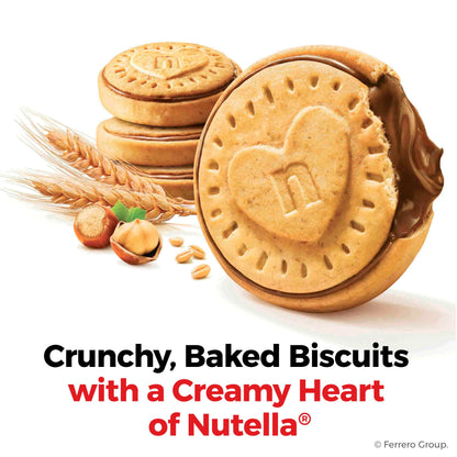 Nutella Biscuits - Premium Hazelnut Cocoa Cookies | Imported from Italy (20-Count, 9.7 oz)