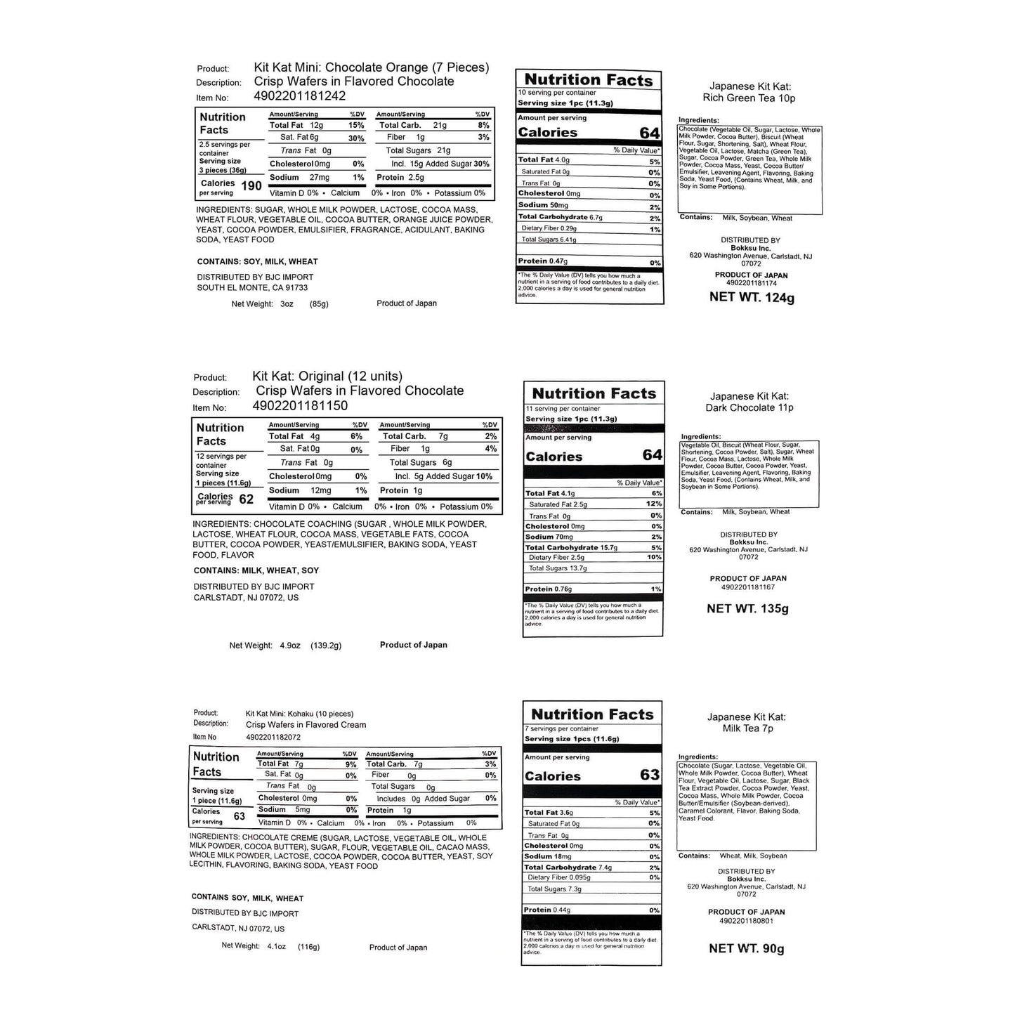 TikTok Hit - Japanese KIT KAT Variety Pack, 50-Piece Exotic Flavors | Authentic Import