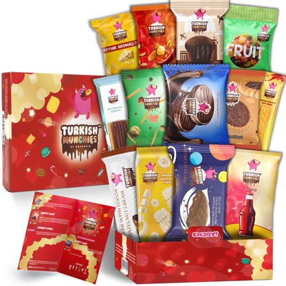 TikTok Viral Premium Turkish Snack Box - 12 Authentic Treats