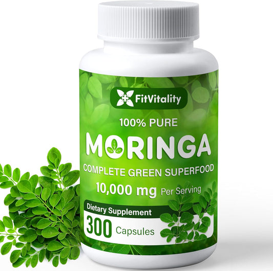 Moringa Capsules|300 Capsules|Moringa Oleifera|10,000mg