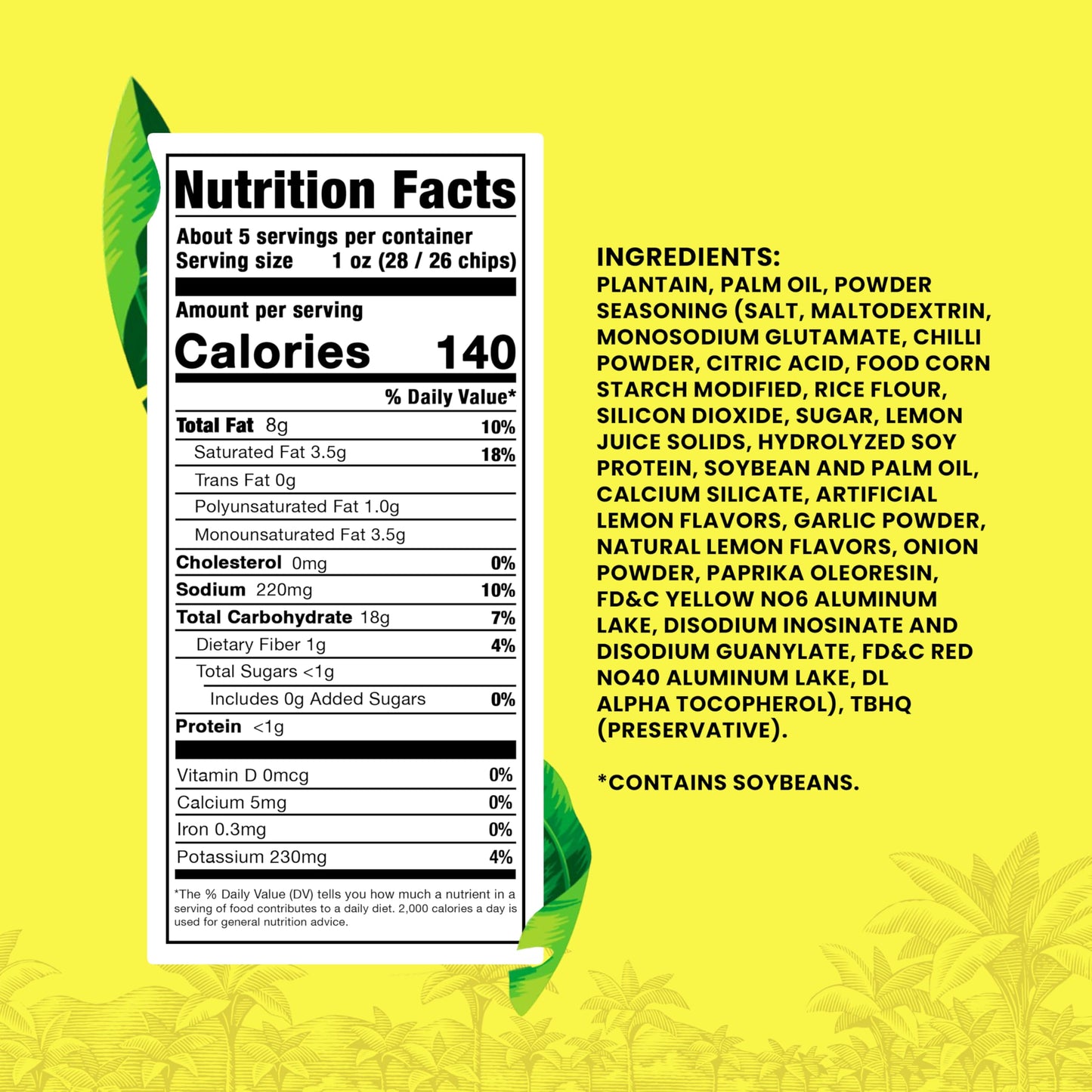 Viral TikTok Zambos Plantain Chips - Chile Limón, Original & Salsa Verde | Premium Central American Snack (5.29 oz)