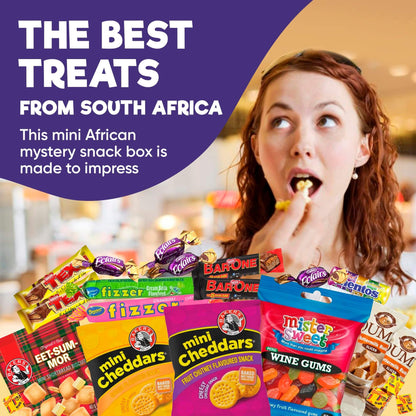 Premium South African Snack Box - 36 Authentic Treats & Confectionery