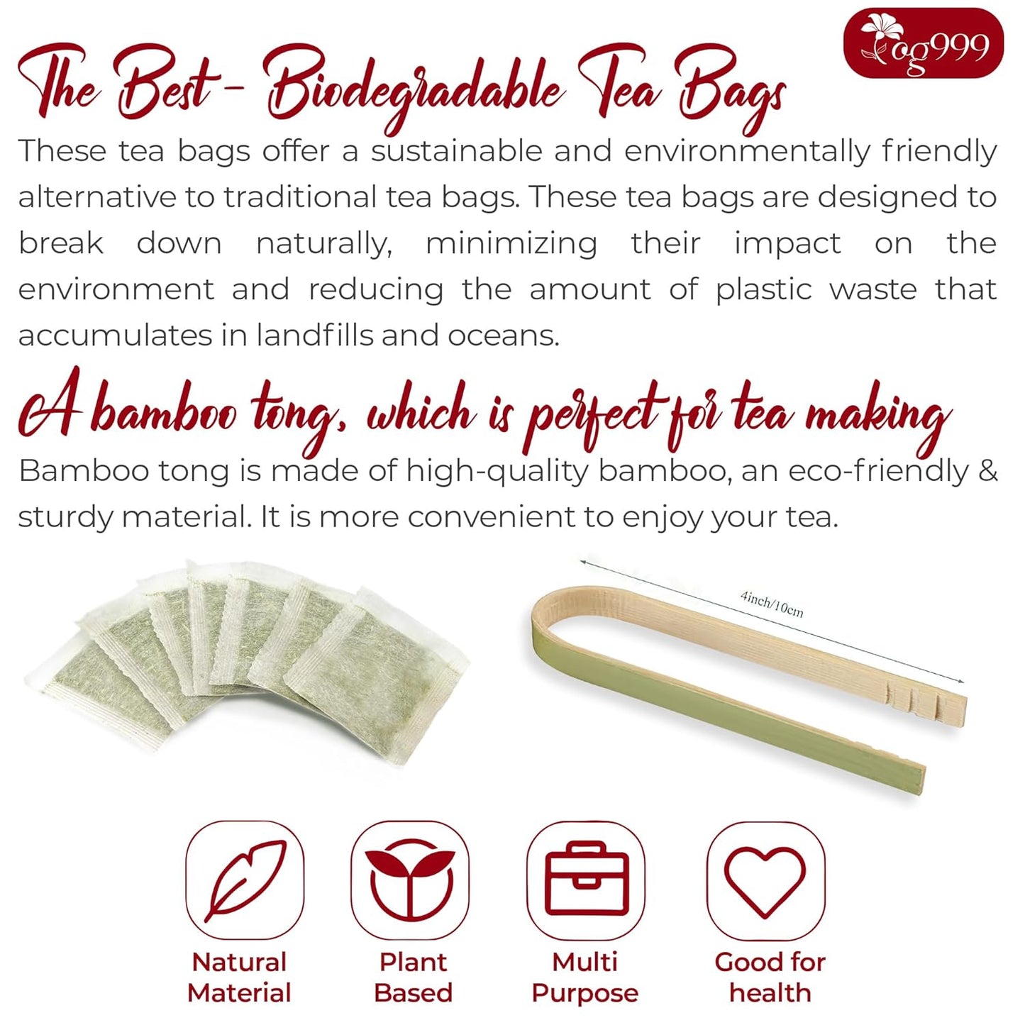 Pressure Balance Herbal Tea | Blend of 9 Natural Herbs | Caffeine-Free, Sugar-Free, Vegan-Friendly