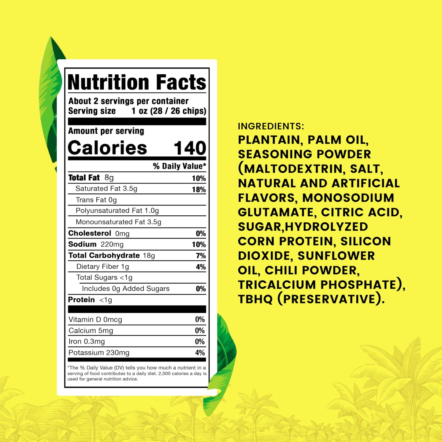 Viral TikTok Zambos Plantain Chips - Chile Limón, Original & Salsa Verde | Premium Central American Snack (5.29 oz)