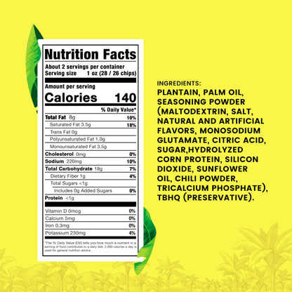 Viral TikTok Zambos Plantain Chips - Chile Limón, Original & Salsa Verde | Premium Central American Snack (5.29 oz)