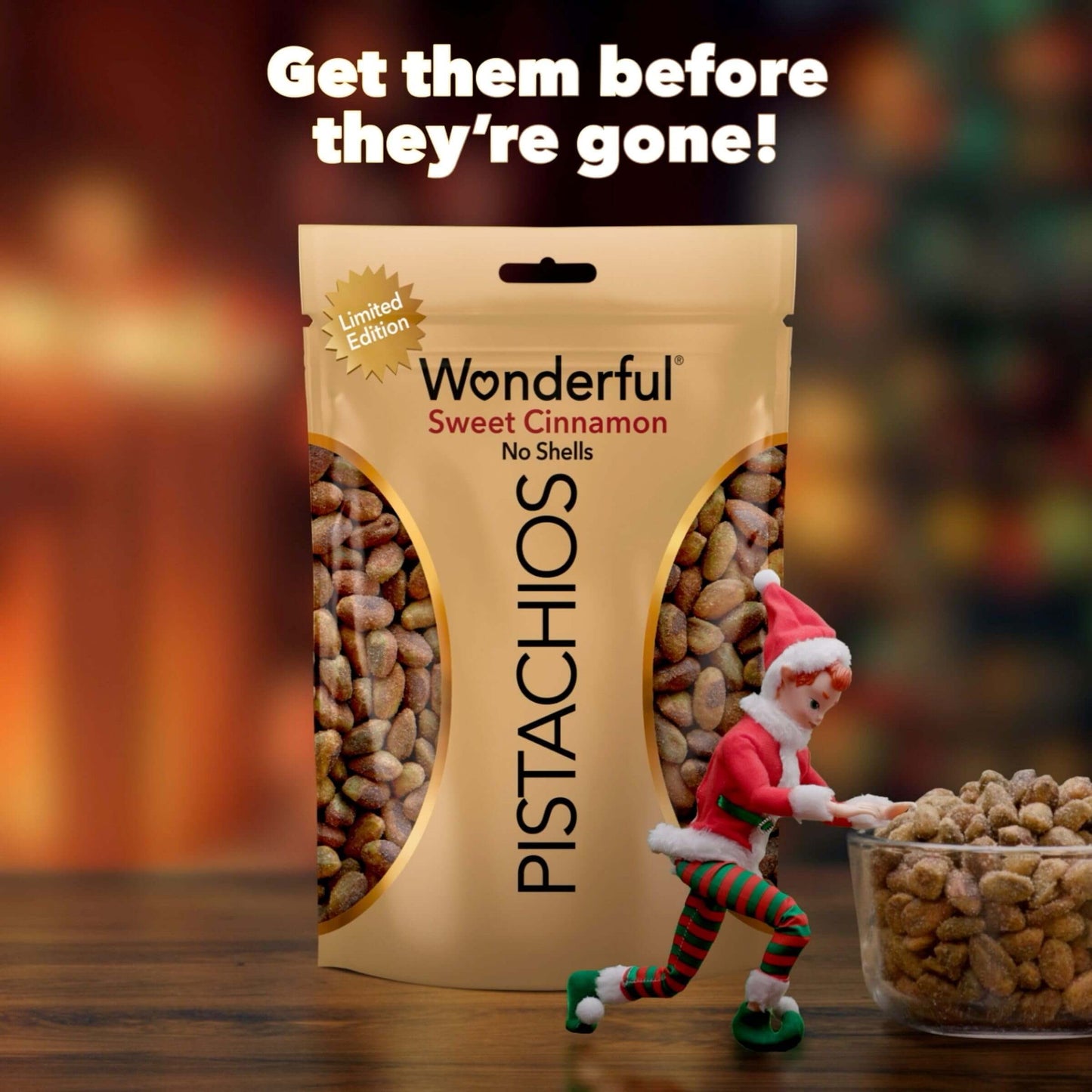 Wonderful Pistachios No Shells - Viral Flavors Variety Pack, Premium Roasted (6.75 oz)