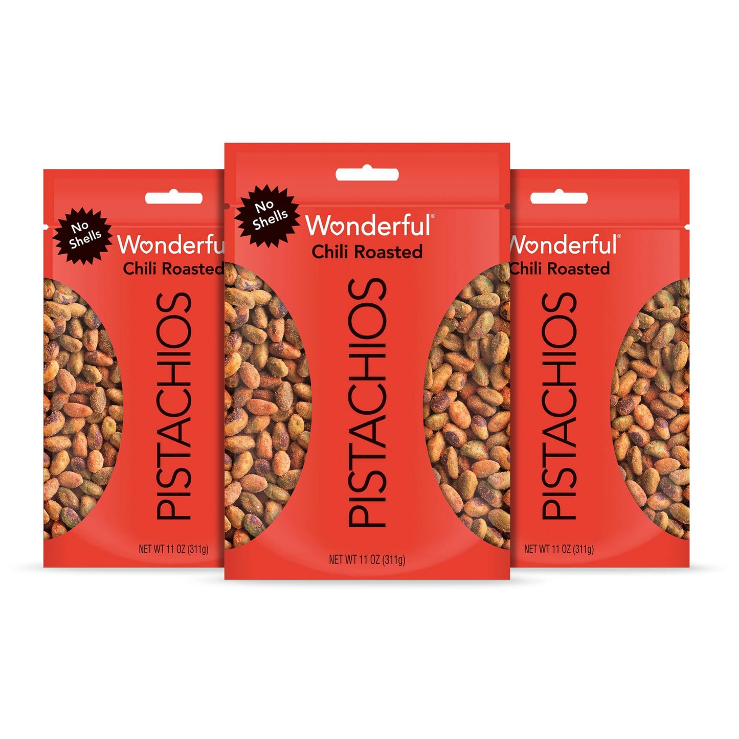 Wonderful Pistachios No Shells - Viral Flavors Variety Pack, Premium Roasted (6.75 oz)