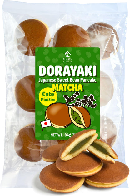 Yamasan Kyoto Uji Dorayaki - Premium Japanese Red Bean Pancakes (6.49 oz)