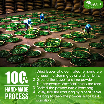 Premium 16oz Moringa Leaf Powder, 100% Natural and Pure from Moringa Leaves, No Additives, No Gluten, No Sugar, Vegan