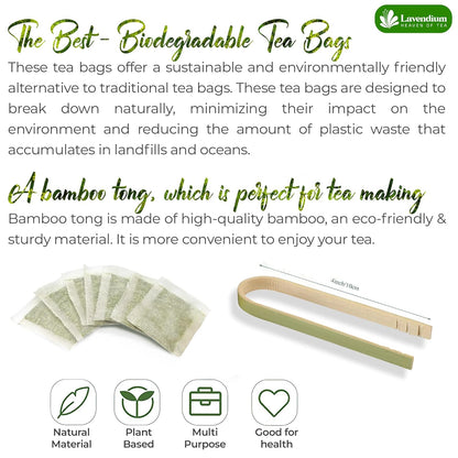 Premium Gymnema Leaf Tea Bags for Diabetics, 100% Natural & Pure from Gymnema Leaves.