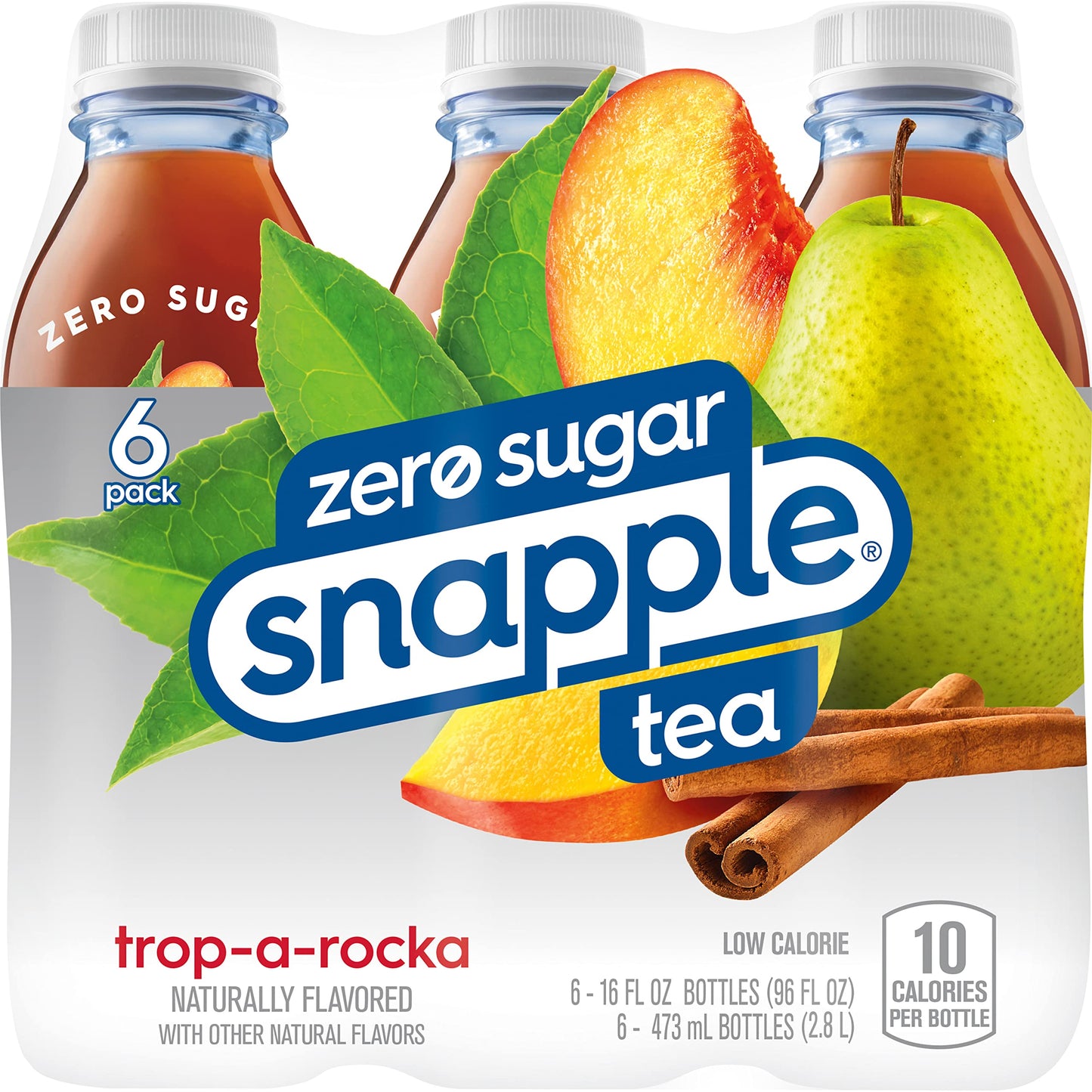 Trending: Snapple Zero Sugar Peach Tea - 16 fl oz Bottle