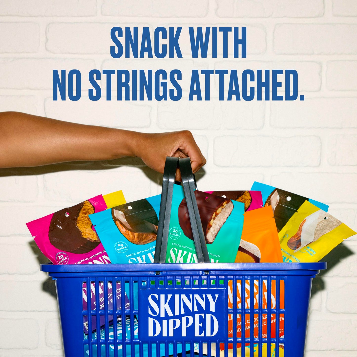 Viral SkinnyDipped Variety Pack - Low Sugar Almonds (25 Mini Bags, 11.5oz)