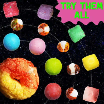 TikTok Viral - Cosmic Crunchies Freeze-Dried Candy, Chamoy Flavor 8oz | Spicy-Sweet Mexican Snack