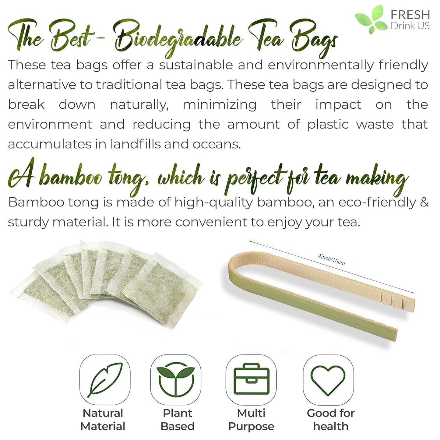 Chamomile Tea Bags, 100% Natural Chamomile, Freshly Picked, Naturally Dried Chamomile, Hand-made, Biodegradable Tea Bag