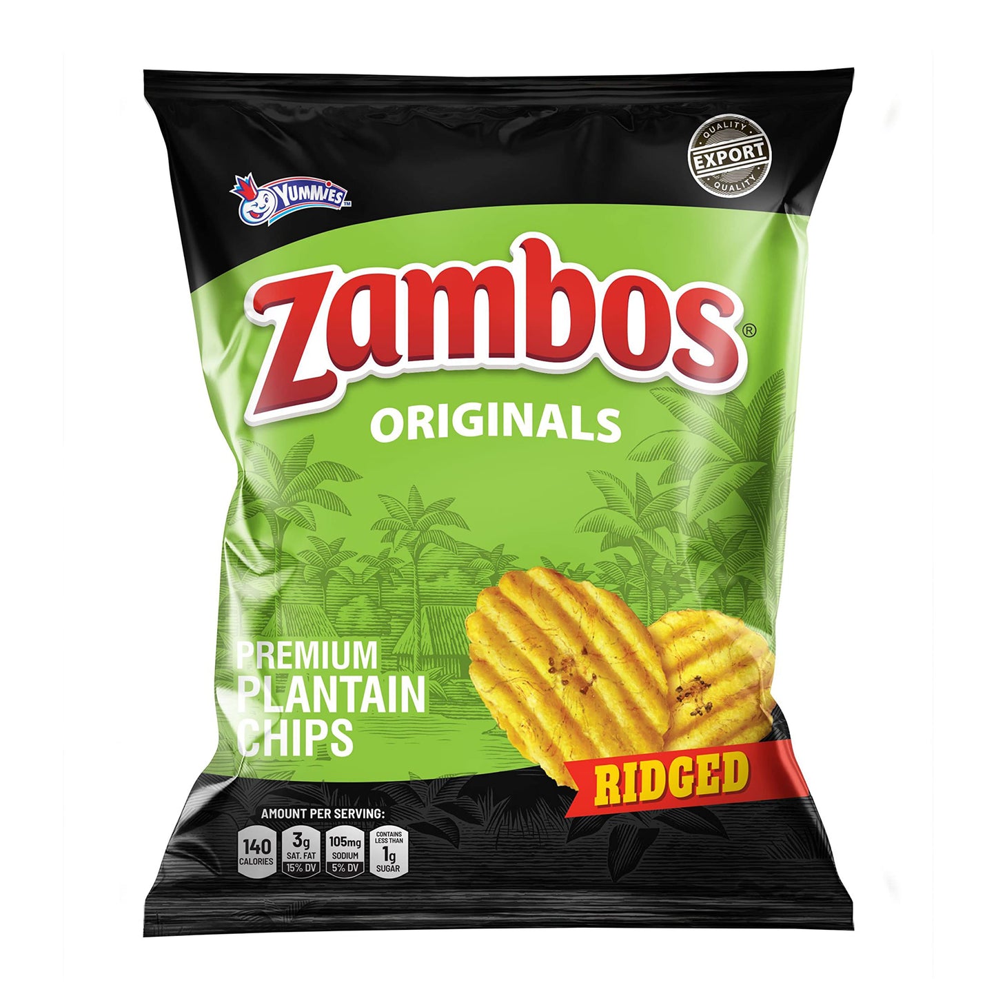 Viral TikTok Zambos Plantain Chips - Chile Limón, Original & Salsa Verde | Premium Central American Snack (5.29 oz)
