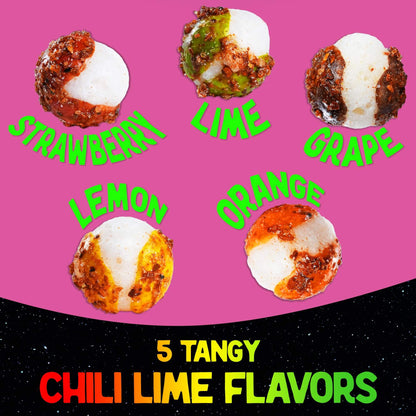 TikTok Viral - Cosmic Crunchies Freeze-Dried Candy, Chamoy Flavor 8oz | Spicy-Sweet Mexican Snack