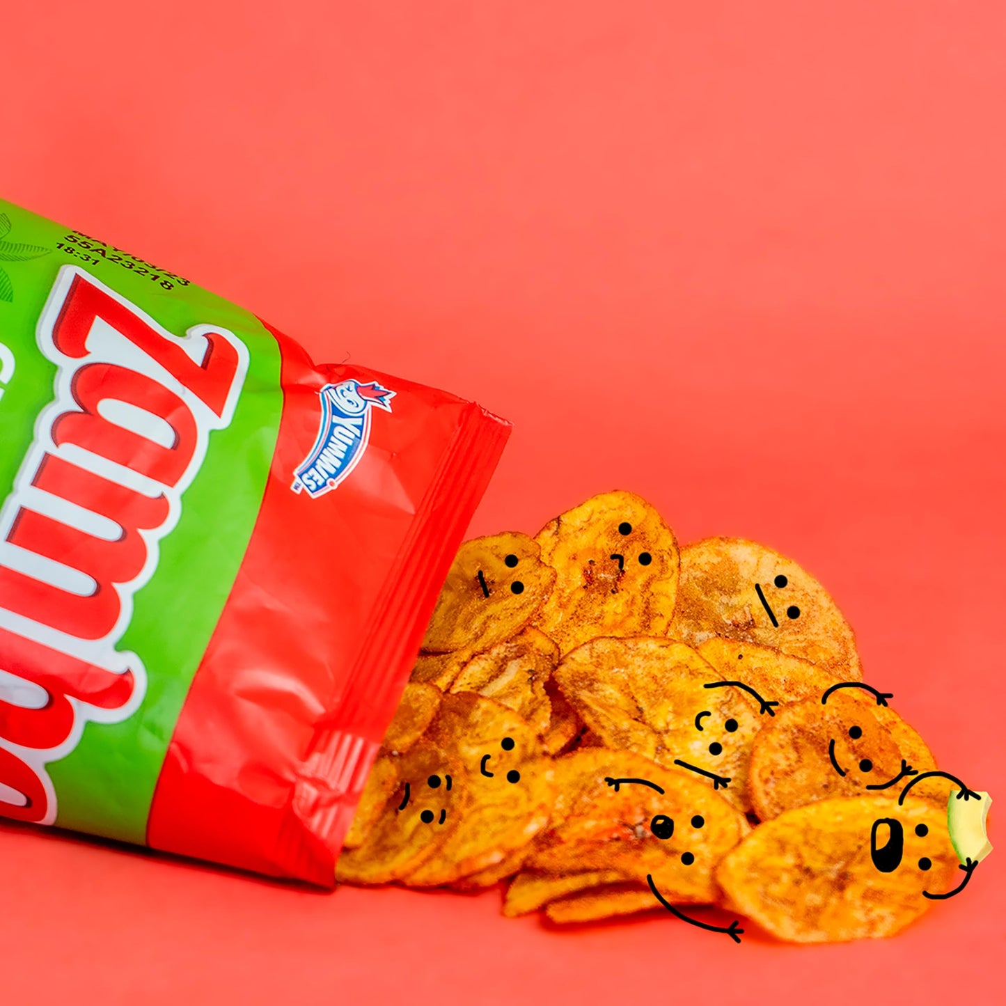 Viral TikTok Zambos Plantain Chips - Chile Limón, Original & Salsa Verde | Premium Central American Snack (5.29 oz)