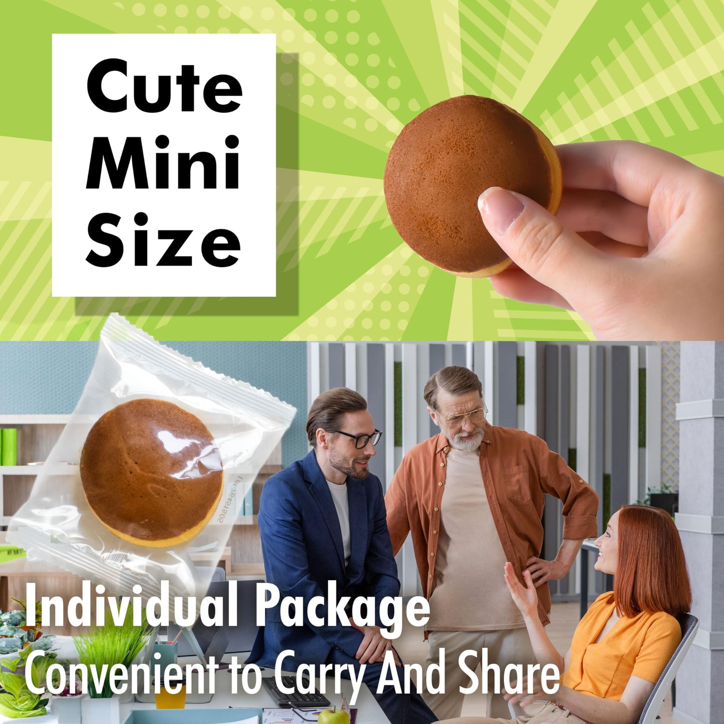 Yamasan Kyoto Uji Dorayaki - Premium Japanese Red Bean Pancakes (6.49 oz)