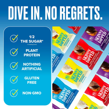 Viral SkinnyDipped Variety Pack - Low Sugar Almonds (25 Mini Bags, 11.5oz)