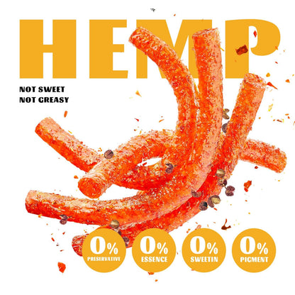 TikTok Viral - Chinese Latiao Spicy Gluten Strips, Authentic Vegan Snack 5.5oz | Wei Long