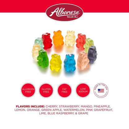 TikTok Viral Albanese Gummi Bears - World's Best 12 Flavors
