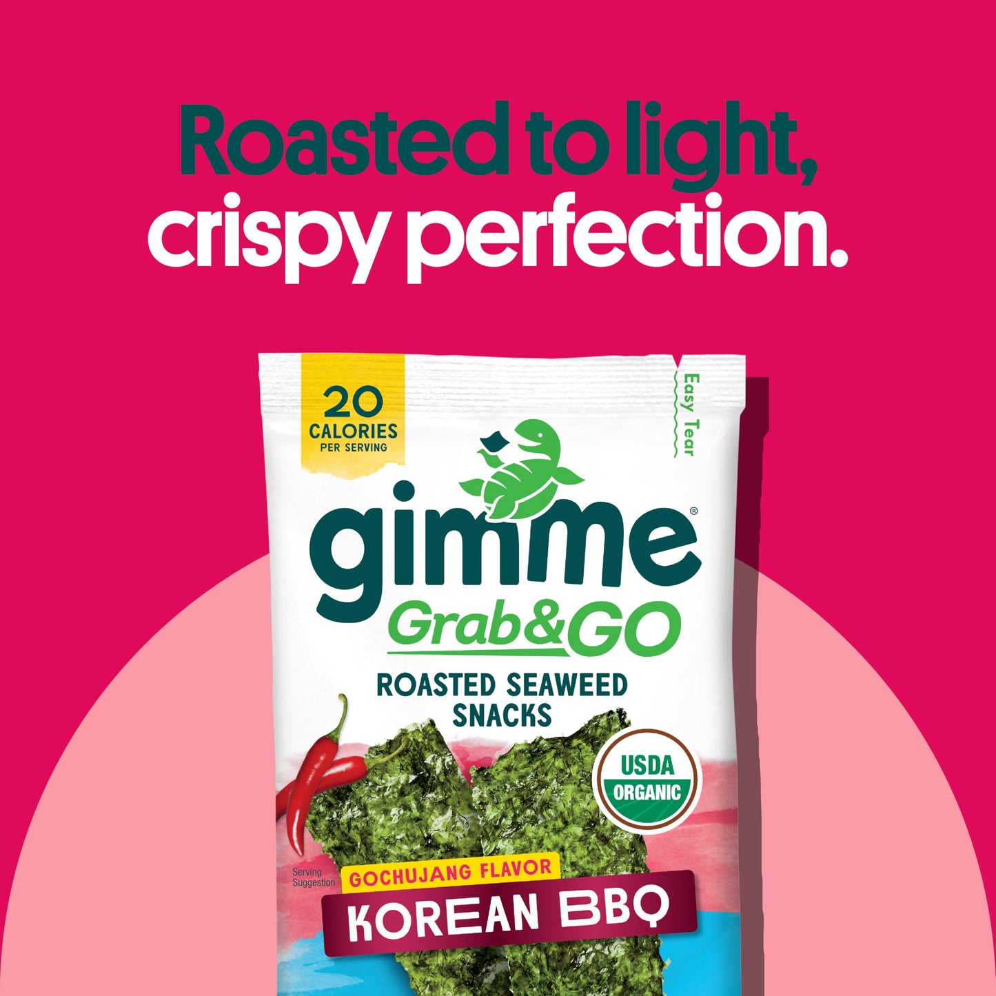 TikTok Viral Gimme Organic Roasted Seaweed Snacks - Multi-Flavor Pack