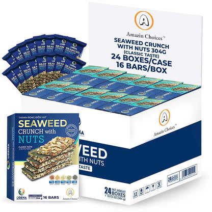 Amazin Choices Seaweed Crunch with Nuts Classic Taste, 10.7 oz., 16 ct.