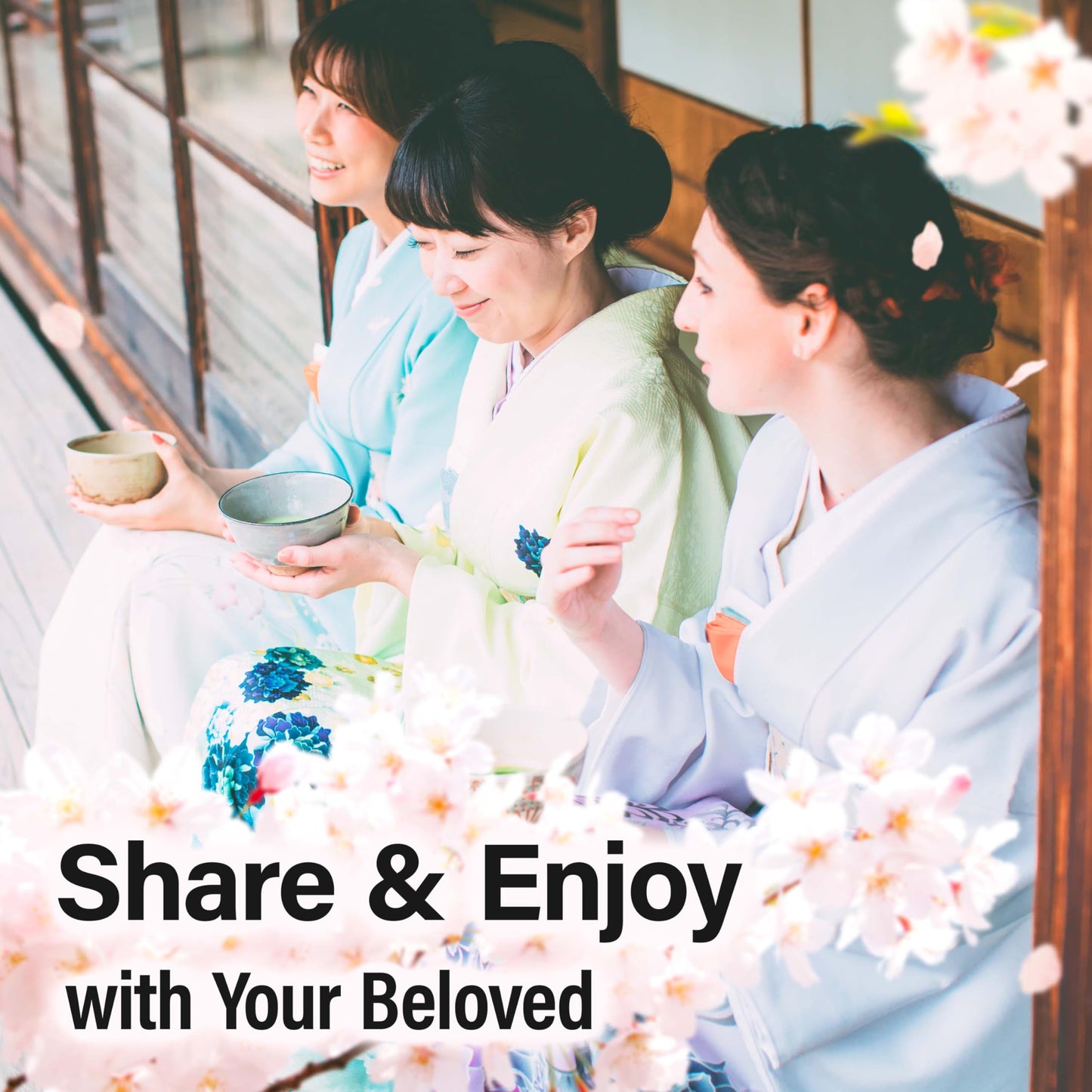 viral Yaasan Kyoto Uji Sakura Mochi Candies - Traditional Japanese Cherry Blossom Rice Cakes (300g)