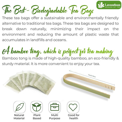 SIimming Detox Tea Caffeine Free - Herbal Tea with Chamomile, Hibiscus Tea & Ginger Root