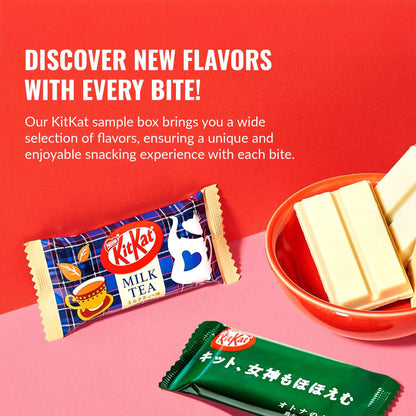 TikTok Hit - Japanese KIT KAT Variety Pack, 50-Piece Exotic Flavors | Authentic Import