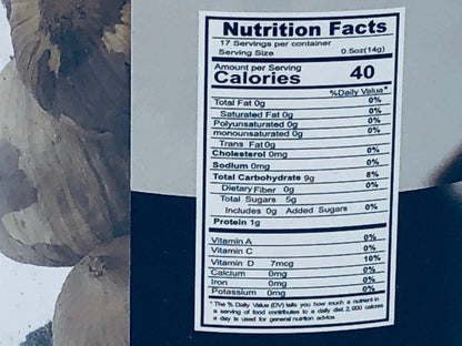 Black Garlic Bulb, fermented Garlic Cloves (8.8 oz)