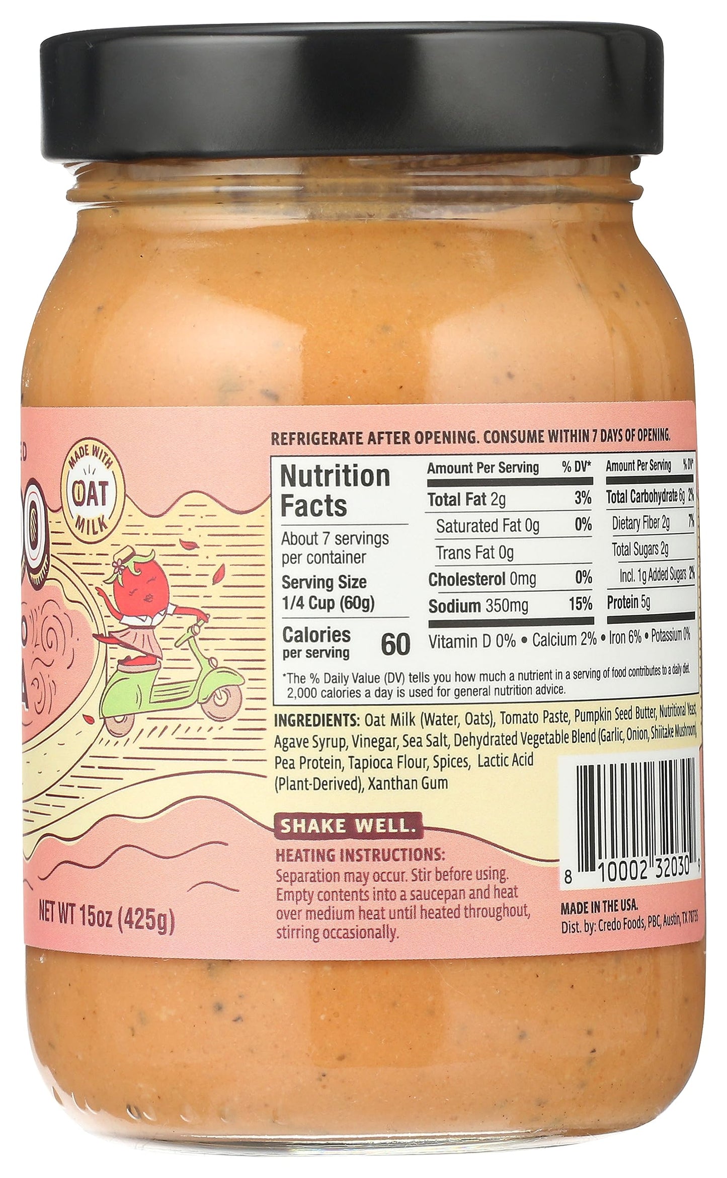 Alfredo Rosa Pasta Sauce