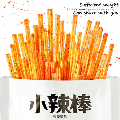 TikTok Viral - Chinese Latiao Spicy Gluten Strips, Authentic Vegan Snack 5.5oz | Wei Long