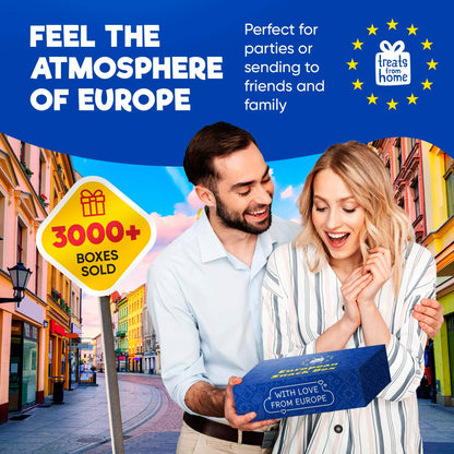 Viral European Snack Box - 22 Authentic International Treats from 7 Countries